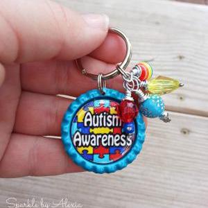 Autism Awareness Key Chain