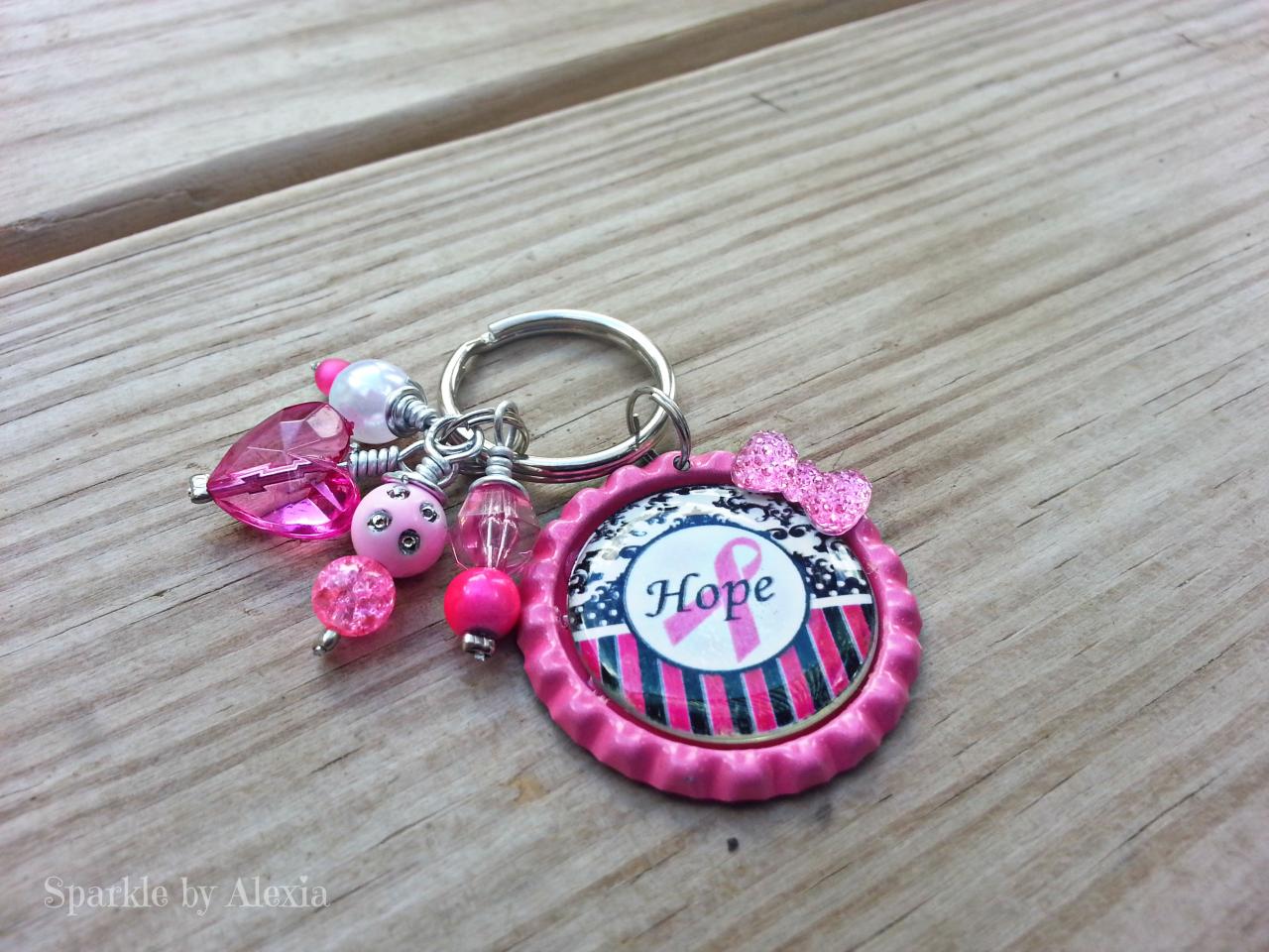 Breast Cancer Awareness Key Chain on Luulla