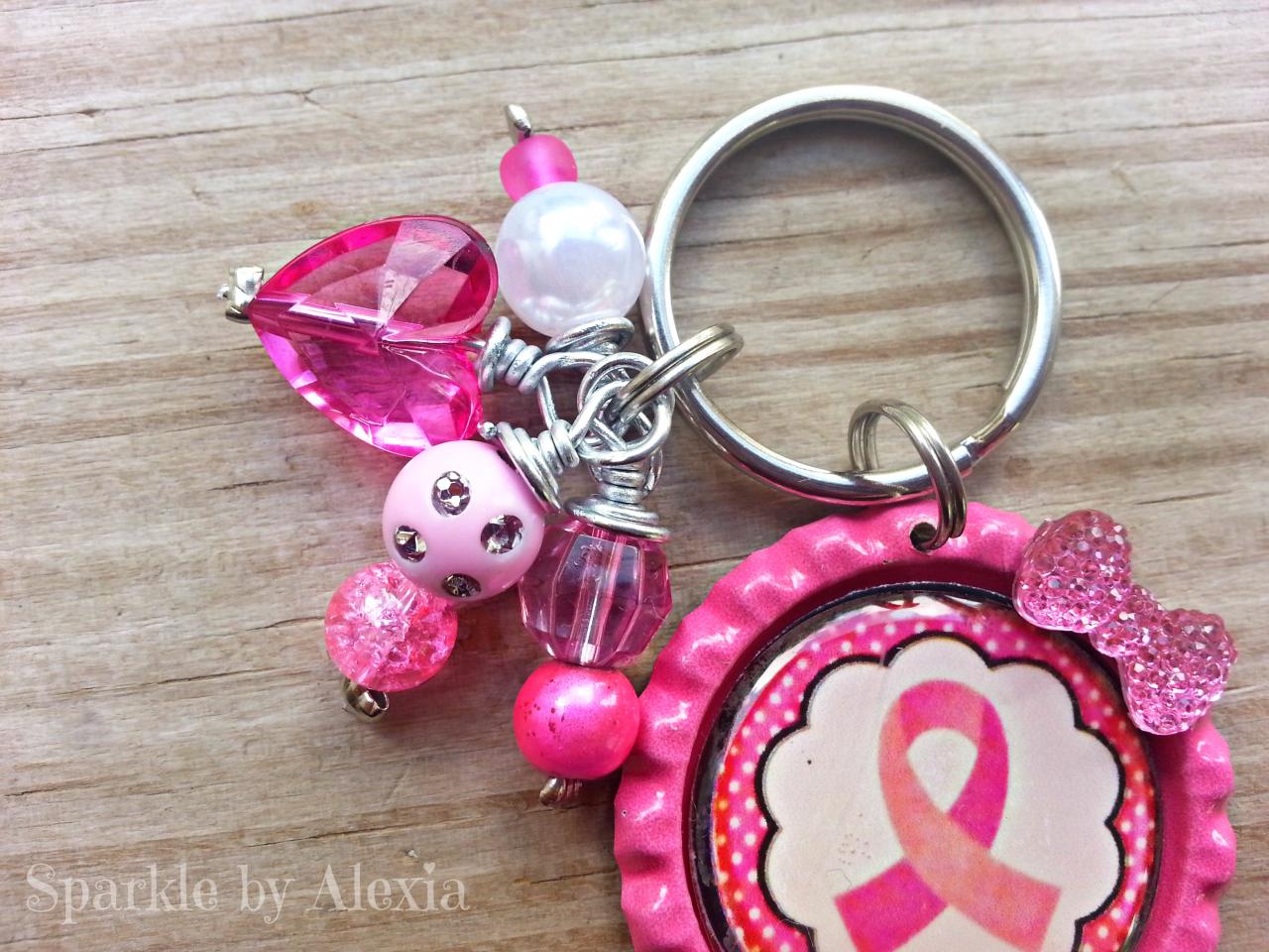 Breast Cancer Awareness Key Chain on Luulla